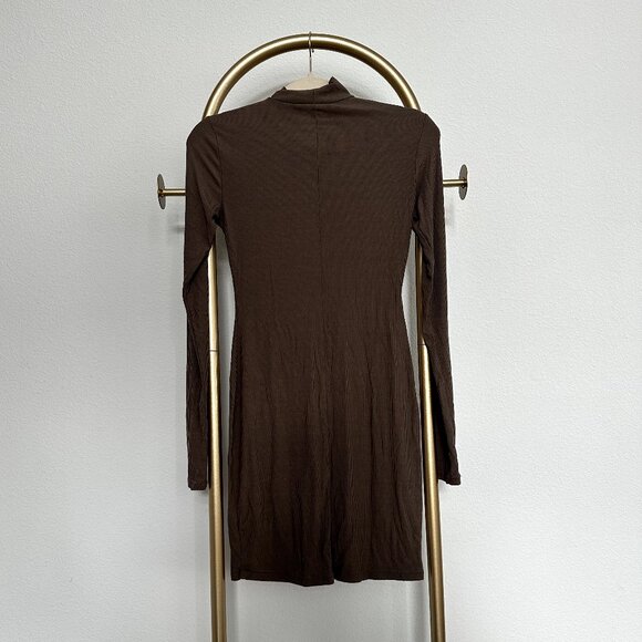 Skims Ribbed Turtle Neck Mini Dress - Picture 2 of 3